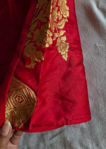 semi stitch Vibrant Red dresss set