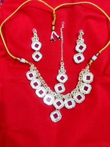 Pink Stone Jewelry Set, Brand  🆕✨Unused✨