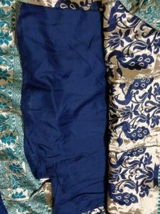 Elegant Teal &amp; Navy Peacock Brocade Lehenga