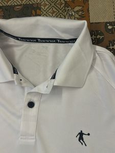 Men's White Polo T-Shirt