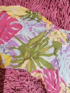 Boho Floral Print Mini Dress