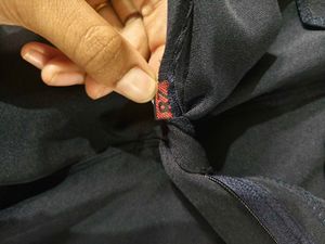 Navy Blue Wide Leg Formal Trousers