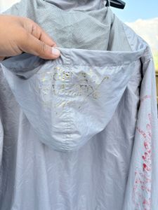Ed Hardy Grey windbreaker style Jacket