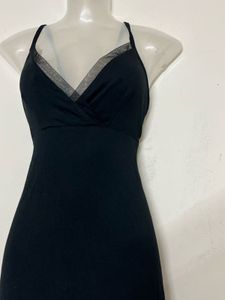 Pintresty branded Black Spaghetti Strap Dress