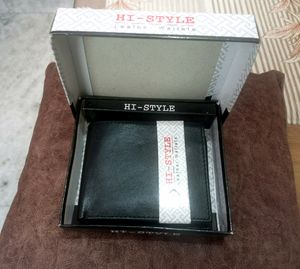Hi-Style Leather New Wallet Not Use 👍