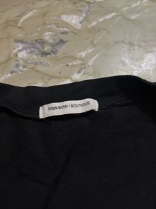 Black Basic crop Top