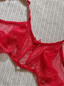 victoria's secret Red Lace Bralette