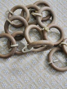 Curtains Rings With Hoops 12+12free
