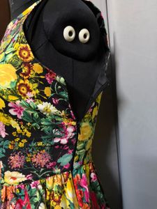 Zara Silhouette Floral Dress
