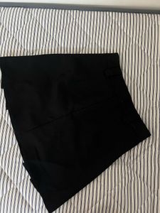 Black Pleated Skirt with shorts inside