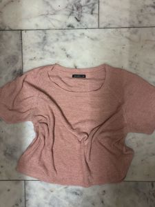 Pink Textured Top