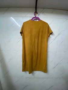 This Is Branded Mustard Dress.