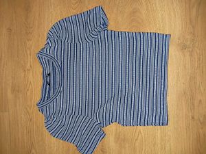 Blue & White Striped T-Shirt