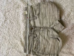 Y2K Grey Denim Shorts