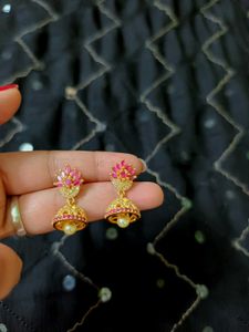 One Gram Gold Jhumka