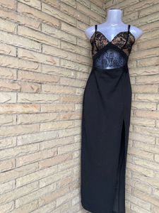 long slit dress
