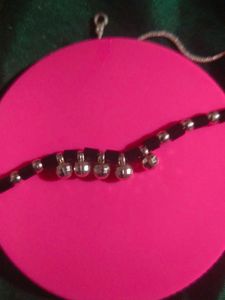 Black Colour Anklet For Women's