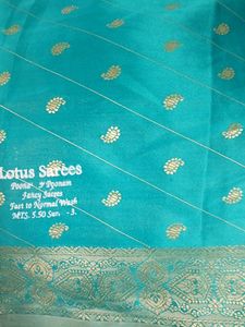 Green Satin  Poonam Saree
