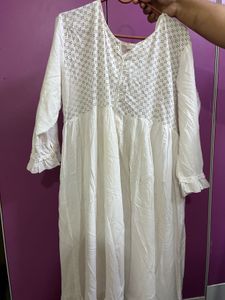 Beautiful White Designer Kurta