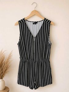 Striped Sleeveless Jumpsuit ✨