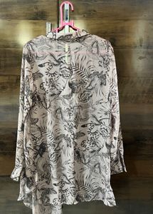 H&amp;M Abstract Print Long Sleeve Top