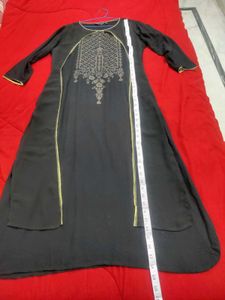 Elegant Black Kurti ✨🖤