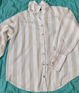 Classic Striped Button-Up Shirt