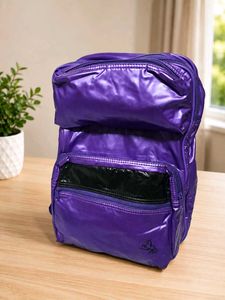 Shiny Purple school Bagpack for kids