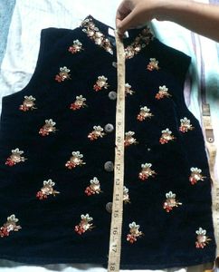 Hand Work Valvet Jacket