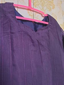 Hand-Painted Lotus Kurta