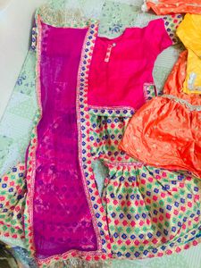 kids / girls gharara kurta dupatta set
