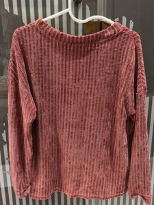 Cozy Ribbed Mock Neck Top