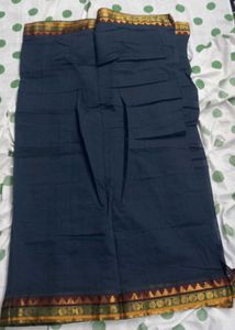 Elegant Navy Blue Saree