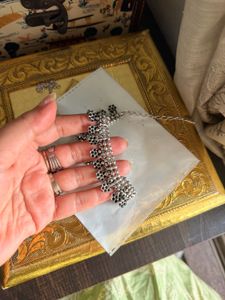 Oxidized Silver Necklace