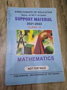 Class X Mathematics Support Material