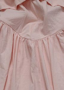 Elegant Pink Strapless Midi Dress