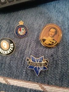 vintage collection lapel pins combo set ( 4 piece)