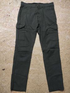 Men's Dark Green Cargo Pants