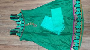 Anarkali Suit With Chudidar Pajama And Dupatta 🛍