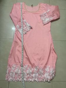 Pearl kurti plazo set(festive offer)