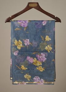 Elegant Floral Print Saree