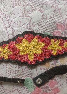 Beaded Floral Kamarbandh/ Belt