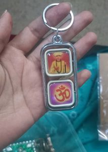 Spiritual Keychain with Om Symbol