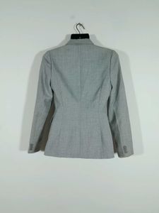 Light Grey Formal Blazer For Women's