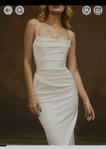 URBANIC WHITE Bodycon DRESS