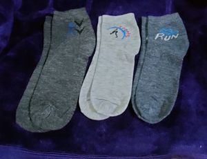 Ankle Length Socks( 3 Pairs)