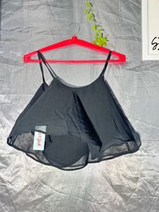 Sheer Black Cami Top