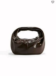 H&amp;M Chic Brown Faux Leather Hobo Bag