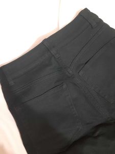 H&amp;M Black Wide Leg Jeans