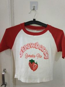 Strawberry Sweetie Pie Crop Top